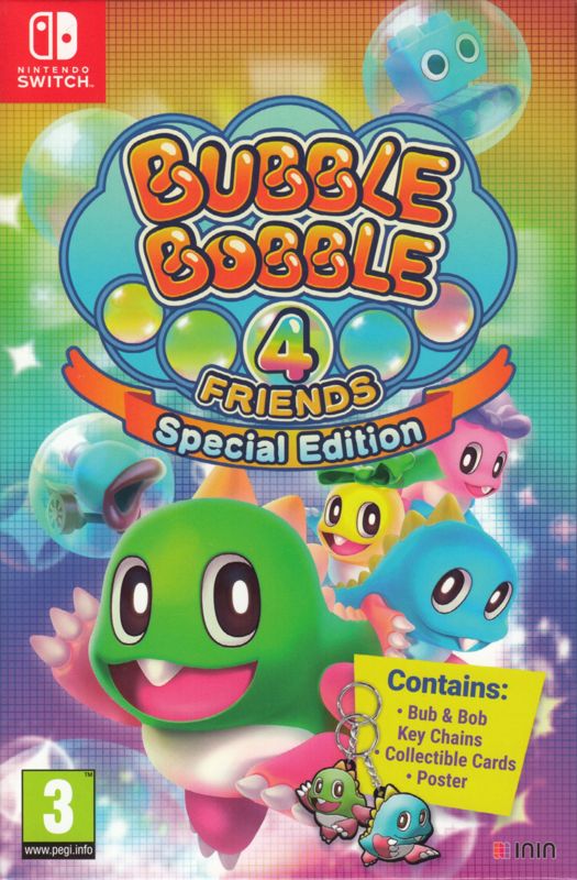 Bubble Bobble 4 Friends box art for Nintendo Switch
